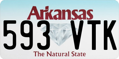 AR license plate 593VTK