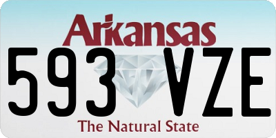 AR license plate 593VZE