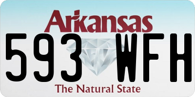 AR license plate 593WFH