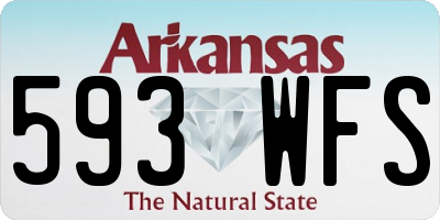 AR license plate 593WFS