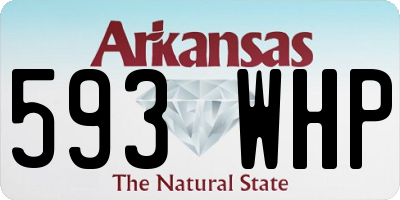 AR license plate 593WHP