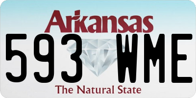 AR license plate 593WME