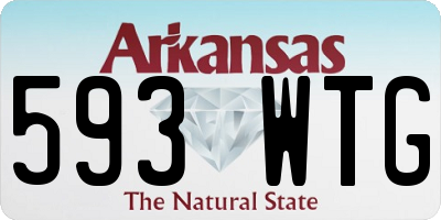 AR license plate 593WTG