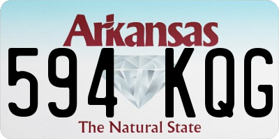 AR license plate 594KQG