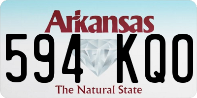 AR license plate 594KQO