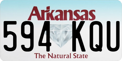 AR license plate 594KQU