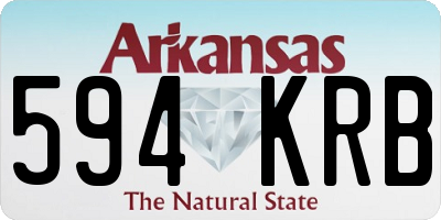 AR license plate 594KRB