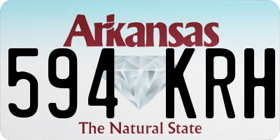 AR license plate 594KRH