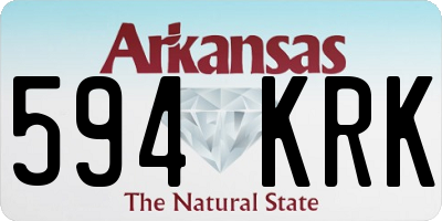 AR license plate 594KRK