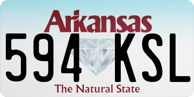 AR license plate 594KSL