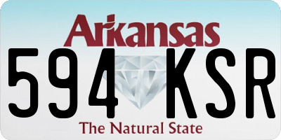 AR license plate 594KSR
