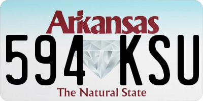 AR license plate 594KSU