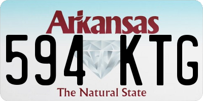 AR license plate 594KTG
