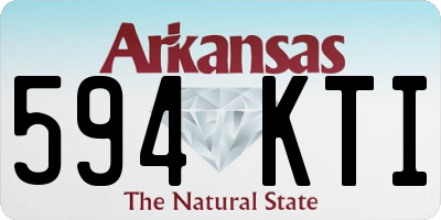 AR license plate 594KTI
