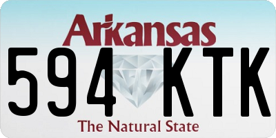 AR license plate 594KTK