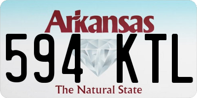 AR license plate 594KTL
