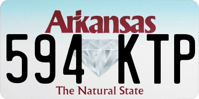 AR license plate 594KTP