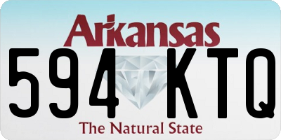 AR license plate 594KTQ