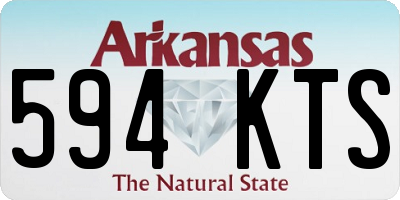 AR license plate 594KTS