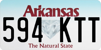 AR license plate 594KTT