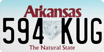 AR license plate 594KUG