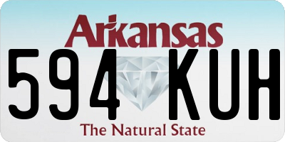 AR license plate 594KUH