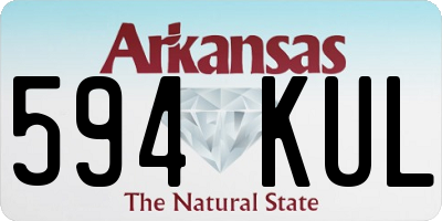 AR license plate 594KUL