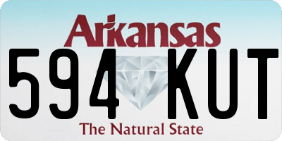 AR license plate 594KUT