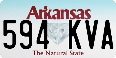 AR license plate 594KVA