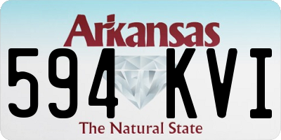 AR license plate 594KVI
