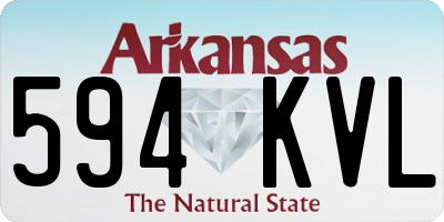 AR license plate 594KVL