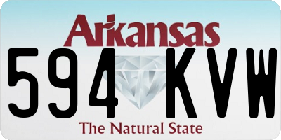 AR license plate 594KVW