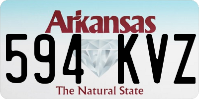 AR license plate 594KVZ