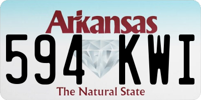 AR license plate 594KWI