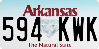 AR license plate 594KWK