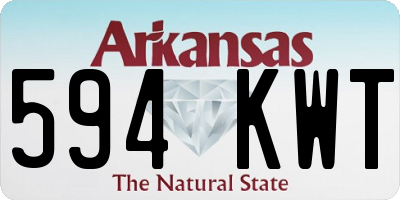 AR license plate 594KWT