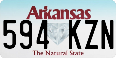 AR license plate 594KZN
