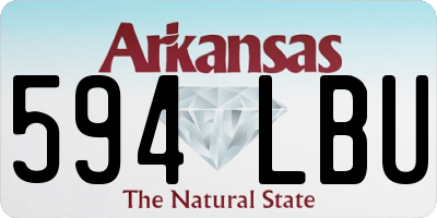 AR license plate 594LBU