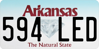 AR license plate 594LED