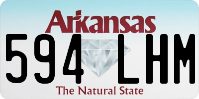 AR license plate 594LHM