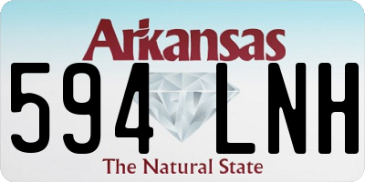 AR license plate 594LNH