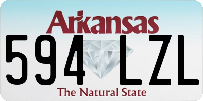 AR license plate 594LZL