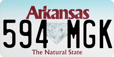 AR license plate 594MGK