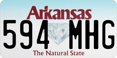 AR license plate 594MHG