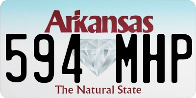 AR license plate 594MHP