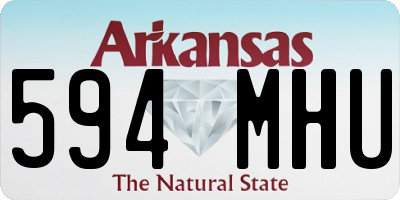 AR license plate 594MHU