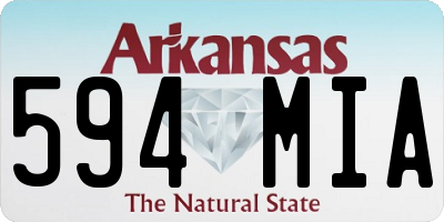 AR license plate 594MIA
