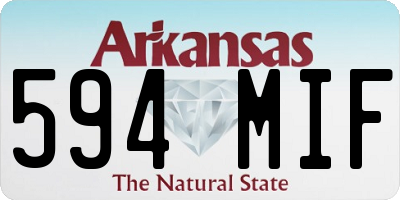 AR license plate 594MIF