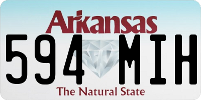 AR license plate 594MIH