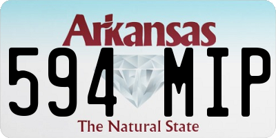 AR license plate 594MIP